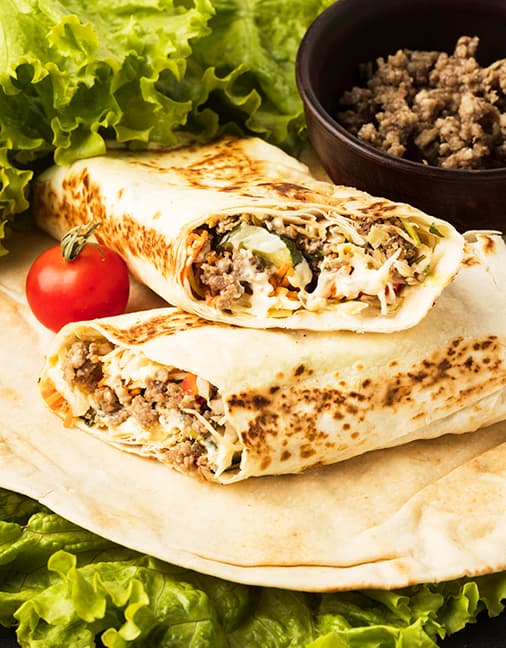 Receta de Fajitas con Champiñones Setas de Cuivá