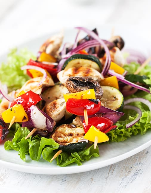 Receta de Ensalada Mediterránea con Champiñones Setas de Cuivá