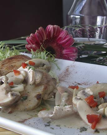 Receta de Pollo al Champiñón Setas de Cuivá