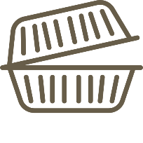 Imagen de empaque biodegradable: Usamos empaques PET (reciclados y reciclables)