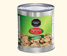 Lata de Champiñones en Salmuera Setas de Cuivá